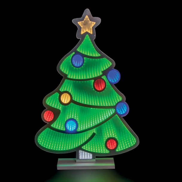 5029936970442 1 SnowTime 60cm Christmas Tree With Baubles Infinity Light Up Decoration.jpg